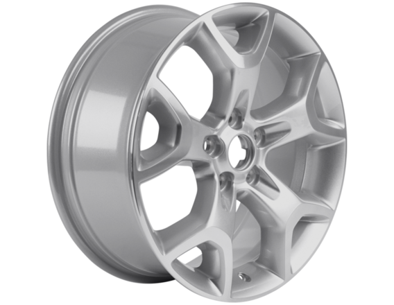 Alloy Wheel 17" 5-spoke Y design, Silver Machined