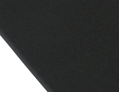 Tapis de sol moquette standard arrière, noir, pour 2ème rangée