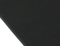 Tapis de sol en velours standard arrière, noir, pour 2ème rangée