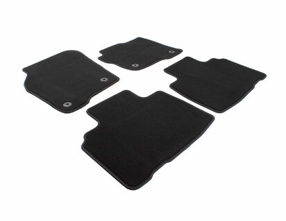 Velour Floor Mats front and rear, black