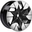 Alloy Wheel 20" front, 6-spoke design, Magnetic and Bright Machined