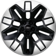 Alloy Wheel 21" front, 5 x 2-spoke design, Asphalt Matt and Bright Machined