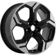 Alloy Wheel 17" 5-spoke design, Absolute Black Machined