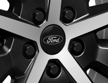 Centre Cap gloss black, with Ford logo