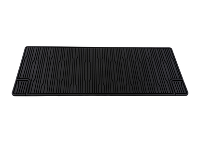 Tapis de sol caoutchouc arrière, noir, pour 2ème rangée