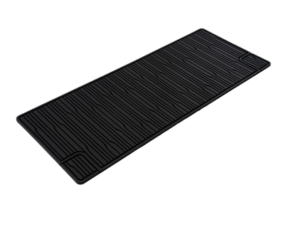 Tapis de sol caoutchouc arrière, noir, pour 2ème rangée