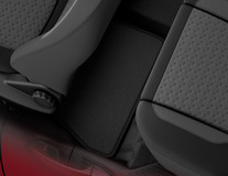 Carpet Floor Mats rear, black