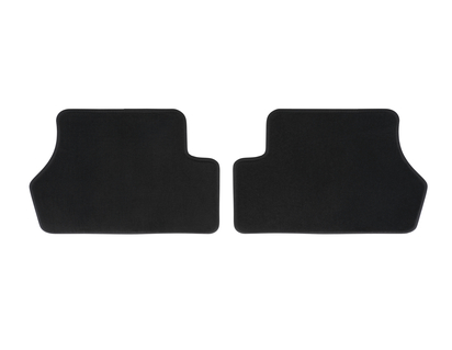 Velour Floor Mats rear, black