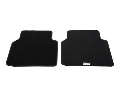 Velour Floor Mats rear, black