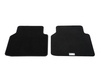 Velour Floor Mats rear, black