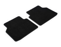 Velour Floor Mats rear, black