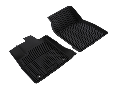 All-Weather Floor Mats front, black