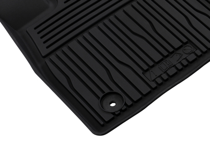 Rubber Floor Mats front, black