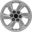 Alloy Wheel 16" 6-spoke design, Sparkle Silver