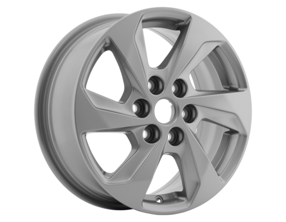 Lichtmetalen velg 16" 6-spaaks design, Sparkle Silver