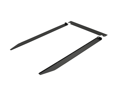 Frame for sliding bed tray