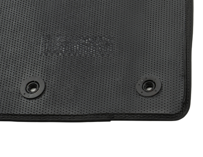 Velour Floor Mats front, black