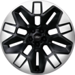 Alloy Wheel 21" front, 5 x 2-spoke design, Asphalt Matt and Bright Machined