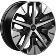 Alloy Wheel 19" front, 5-spoke design, Absolute Black and Bright Machined