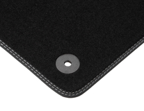 Tapis de sol velours premium avant, noirs