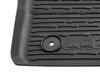 All-Weather Floor Mats front and rear, black, tray style with raised edges