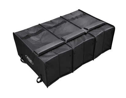Organiseur de coffre pliable, tissu noir, avec ovale Ford blanc sur les deux côtés
