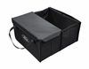 Organiseur de coffre pliable, tissu noir, avec ovale Ford blanc sur les deux côtés