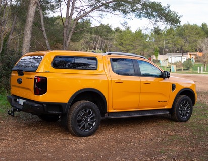 Hardtop Aeroklas - Vitres coulissantes pour Ranger Double Cabine 2023+ Pickup Attitude*