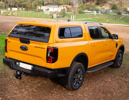 Hardtop Aeroklas - Vitres coulissantes pour Ranger Double Cabine 2023+ Pickup Attitude*