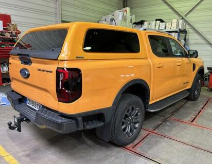 Hardtop Aeroklas - avec vitres papillons électriques pour Ranger Double Cabine 2023+ Pickup Attitude*