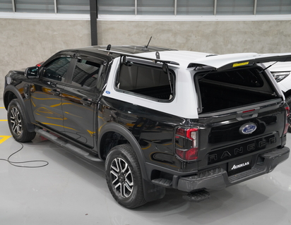 Hardtop Aeroklas - avec 3 ourvrants opaques pour Ranger Double Cabine 2023+  Pickup Attitude*