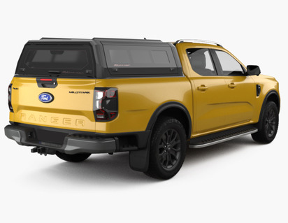 Hardtop Rhinoman - Modele Extrem pour Ranger Double Cabine 2023+ Pickup Attitude*