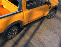 Wielkuipverbreders voor en achter, matzwart met zwarte boutdoppen