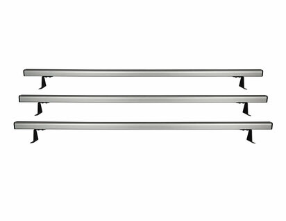 Roof Base Carrier with set of 3 roof crossbars, Alupack