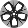 Lichtmetalen velg 19" 5-spaaks design, Asphalt Black