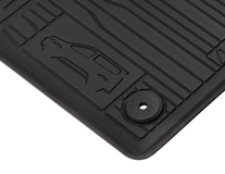 All-Weather Floor Mats front, black