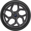 Lichtmetaal complete set winterbanden 19" per stuk, 5-spaaks Y-design, Magnetite Matt