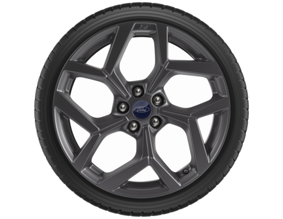 Lichtmetaal complete set winterbanden 19" per stuk, 5-spaaks Y-design, Magnetite Matt