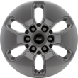 Alloy Wheel 17" 6-spoke design, Dark Sparkle Silver