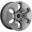 Alloy Wheel 17" 6-spoke design, Dark Sparkle Silver