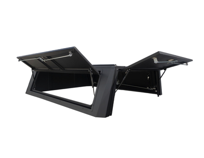 Pickup Attitude* Hard Top aluminium, with pop-up doors, Matt Black