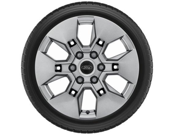 Light Alloy Complete Winter Wheel 18" 6-spoke Y design, Dark Sparkle Silver