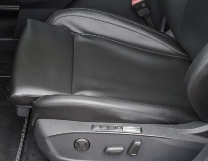 Seat Cover premium, for driver seat, black leatherette