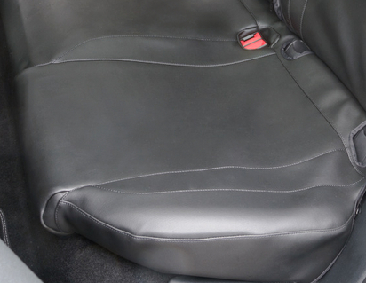 Seat Cover premium, for rear seat, black leatherette