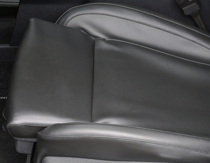 Seat Cover premium, for passenger seat, black leatherette