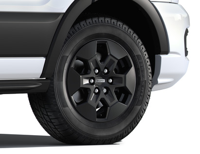 Alloy Wheel 16" 6-spoke design, Ebony Black