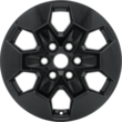 Alufelg 16" 6-eiker design, Ebony Black