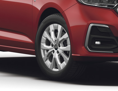 Leichtmetallrad 17" 5 x 2-Speichen-Design, Pearl Grey