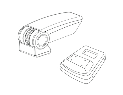 Loketní opěrka provedení Armster 3, bez integrovaného USB slotu