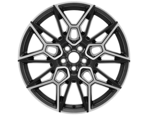 Jante de liga leve 20" 10 raios em X, cor Cinzento Carbonizado